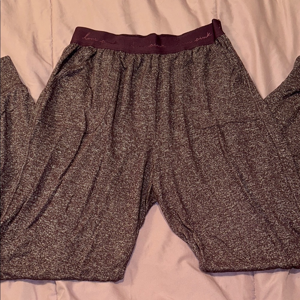 VS Pink Purple Pajama Pants